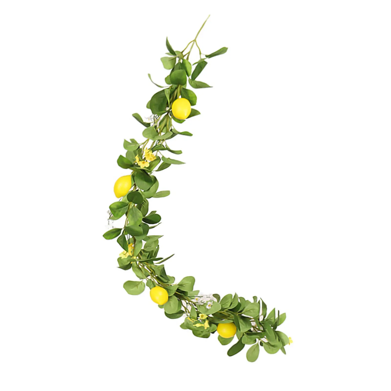 

Искусственная лимонная гирлянда 3 фута (90 см) для декора входной двери, летних свадеб, вечеринок, для дома и улицы