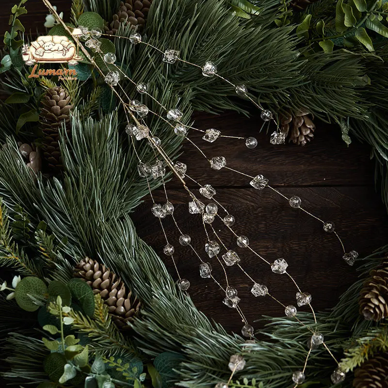 Christmas tree holiday decoration pendant ins wind transparent