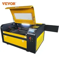 VEVOR 50W 60W CO2 Laser Engraver 40*60cm Laser Engraving Cutter Machine RUIDA/M2 Controller For Acrylic Wood Leather Crafts