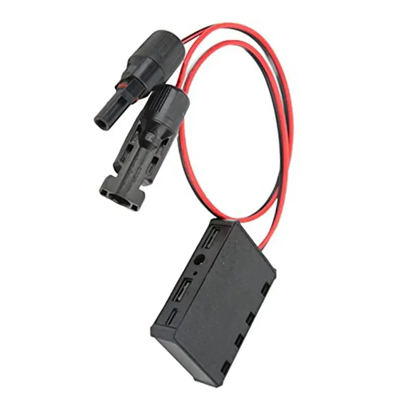 B27B Solar Power Parts Accessories-USB-Interface System Charging Voltage Stabilizer Adapter 1PC Solar Panel With Type