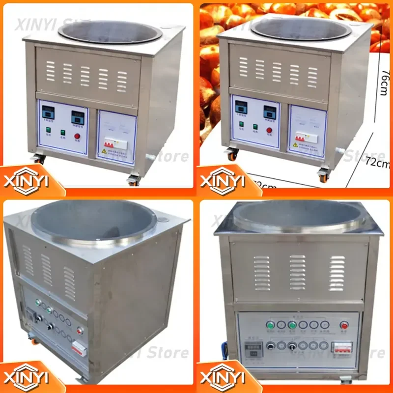 for Small Mini Home Stainless Steel Sample Chestnut Nut Roaster Roasting Machine