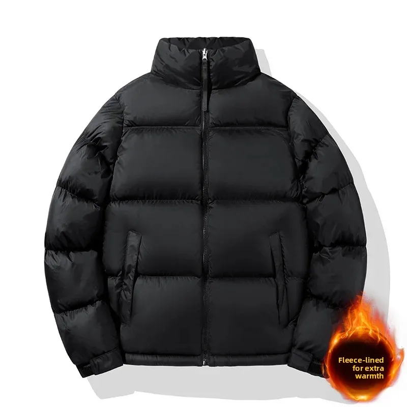 

2025 new cotton-padded clothes men's winter loose large size fashion versatile bread clothes trend stand-up collar