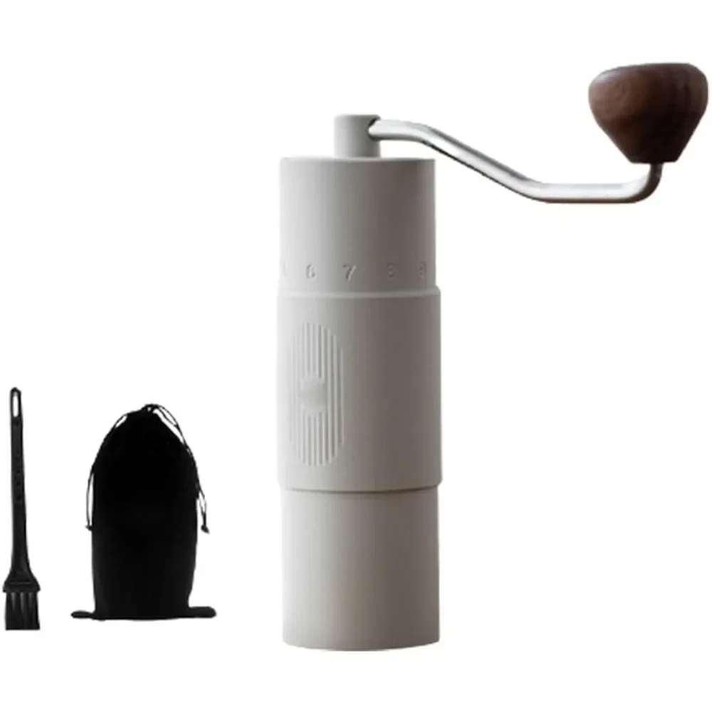 

Machine Coffee Maker Portable Hand Crank Coffee Maker Coffee Bean Grinder with External Scale Hand Grinder 402 Stainless