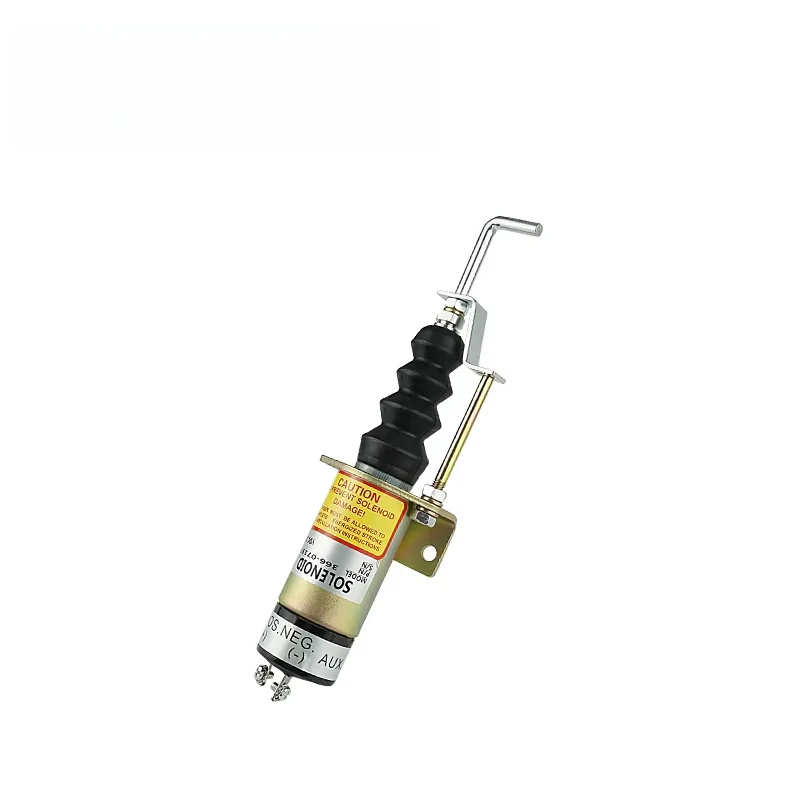 12V/24V Diesel Engine Fuel Shutoff Solenoid Push Pull 36607198 36607197 12V Solenoid Valve 24V 366-07197 366-07198 Stop Solenoid
