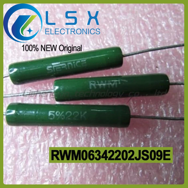 5pcs RWM6.34 11W 22K VISHAY sfernice Enamel wire wound resistor RWM06342202JS09E New and Original