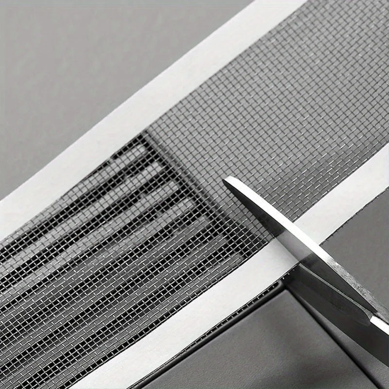 Disposable Shower Drain Hair Catcher Cutable Mesh Shower Drain Cover Stickers for Linear DIY Floor Drain Shower Drain Screen