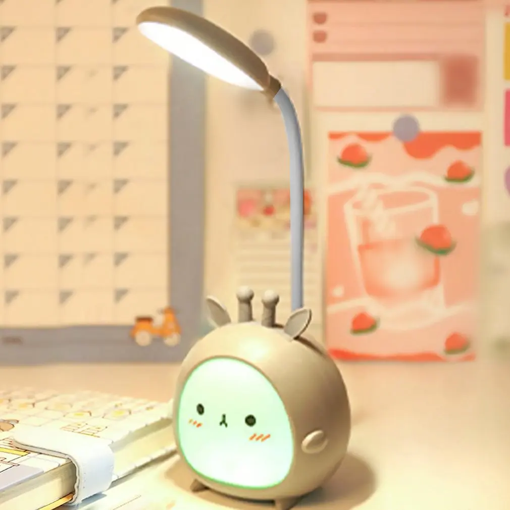 New LED Lamp Portable Desk Foldable Light Cute Animal Ambient Light USB Charging LED Reading Lamp Eye Protective Night Light