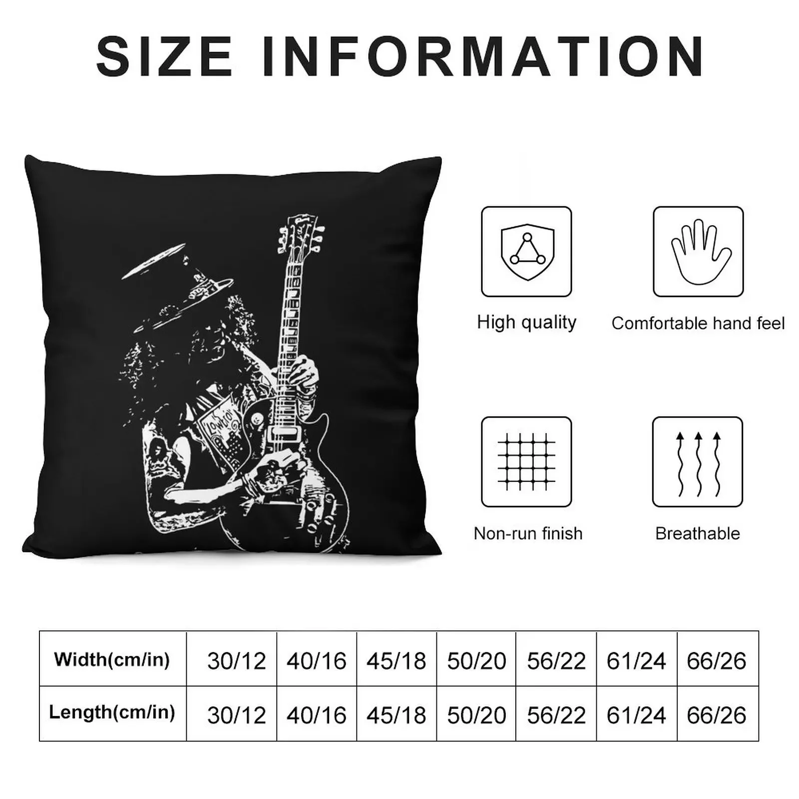 Slash Guitar 6 Throw Pillow Covers For Sofas Elastic Cover For Sofa pillow