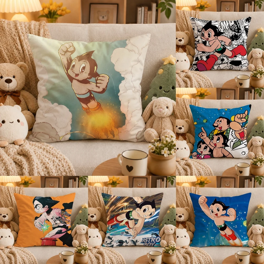 Anime A-Astro B-BoyPillow Case Plush Pillow Cases Home Decoration Pillow Cover for Sofa Bed Chair Living Room