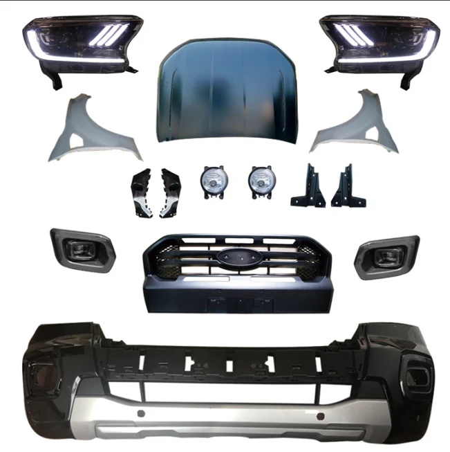 

Carbon Fiber Engine Hood Car Front Bumper Rear Body Kit For RANGER T6 to T8 WILDTRAK Auto Bodykit