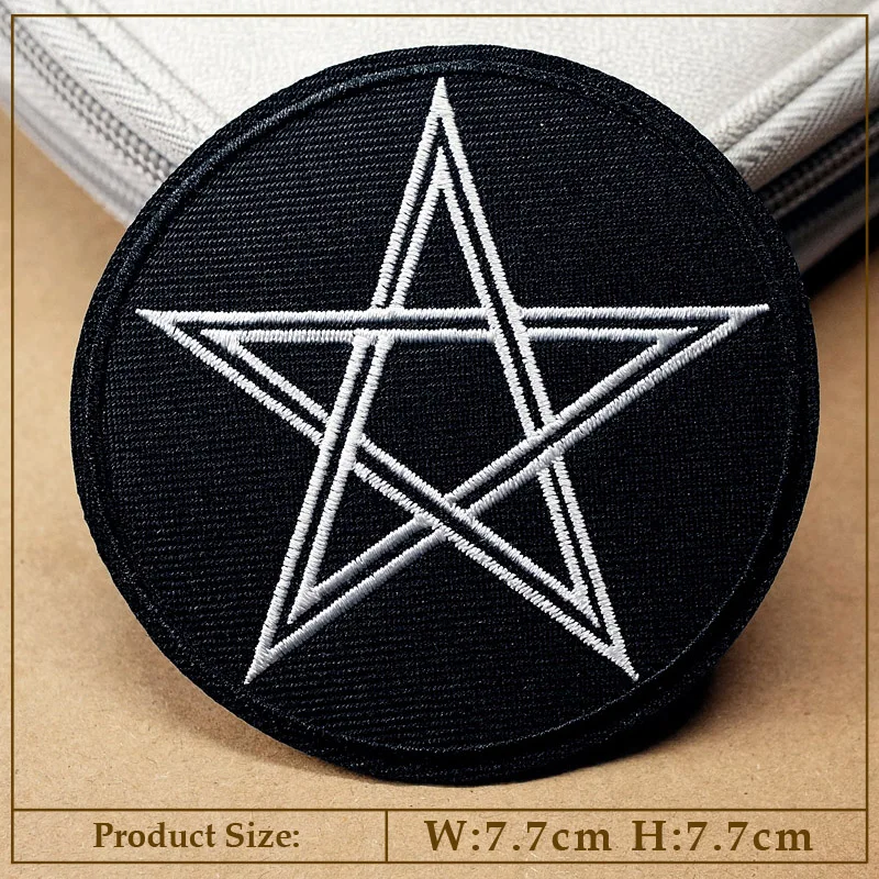 ROCK MUSIC Patch For Clothing Iron On Embroidered Sewing Applique Fabric Badge Apparel Accessories Band