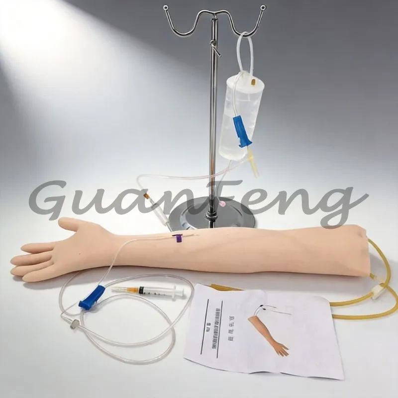 Venipuncture Practice Arm Simulator, Phlebotomy Injection Anatomical Model Nurse Medical‑Training Kit