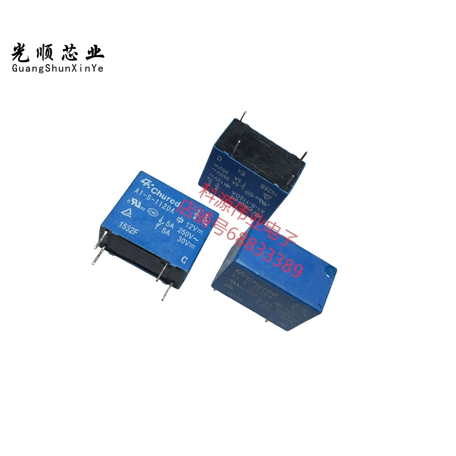A1-S-112DA 12VDC 4Pin  5A Churod