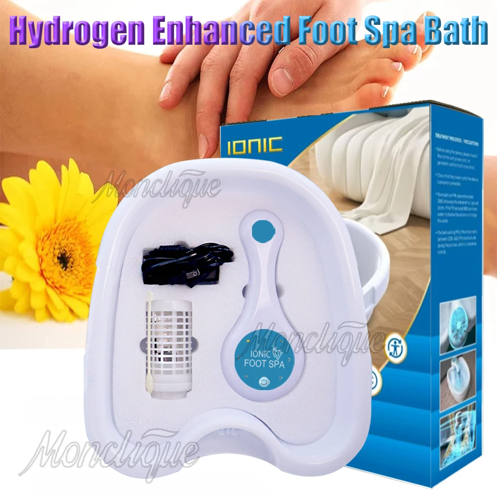 

Electric Foot Detoxification Hydrotherapy Machine With Basin Ion Foot Massager Vibrating Whirlpool Promote Metabolic Circulation