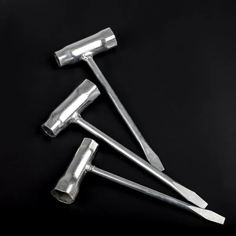 Spark Plug Socket Wrench 13mm & 19mm Stainless Steel Spanner for Chainsaw and Brush Cutter