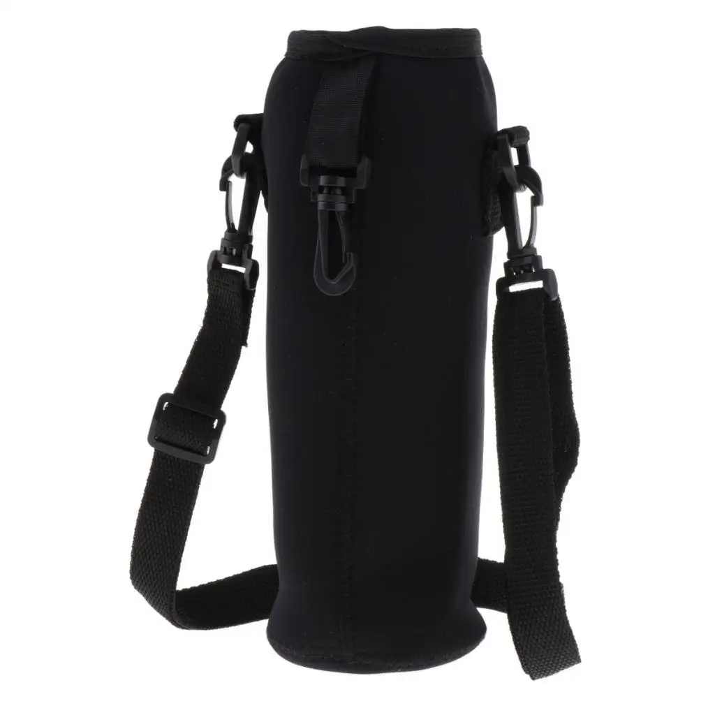 Wasserflaschenträger, isolierte Abdeckung, Tasche, Beutelhalter, Schultergurt, 1 l, Sport-Wasserflaschenetui, Neopren-Beutelhalter