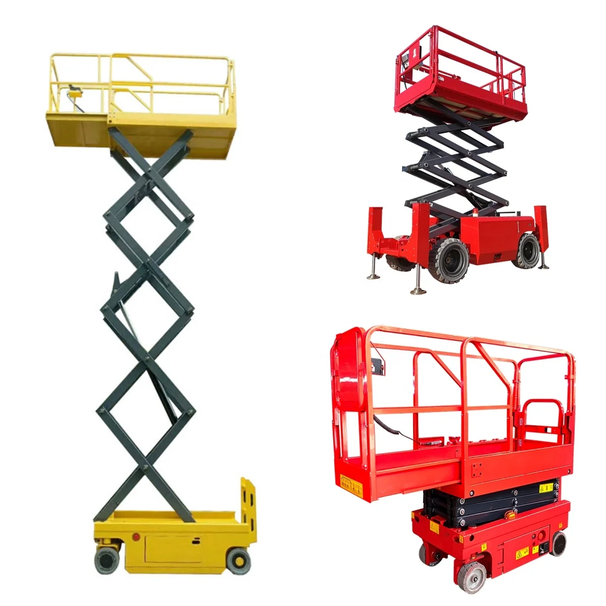 Full Electric 3m-18m Self Propelled Mobile Aerial Work Platform Scissor Man Lift for Construction Rental and Hire Work Pro