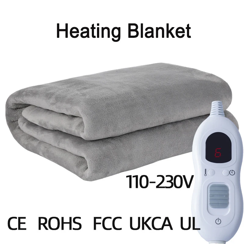 

Electric Blanket 6 Heating Levels Thick Heater Heated Blanket Mattress Thermostat Electric Blanket Winter Warmer