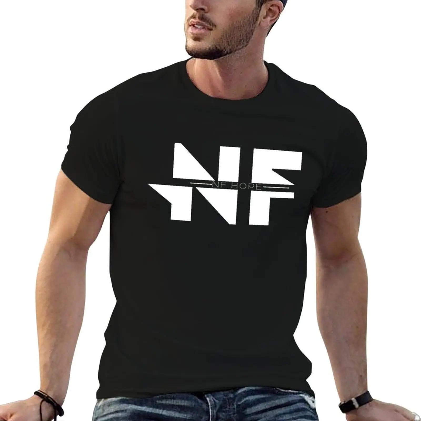 

Футболка Nf Hope, мужские хлопковые мягкие мужские футболки, футболка из 100% хлопка