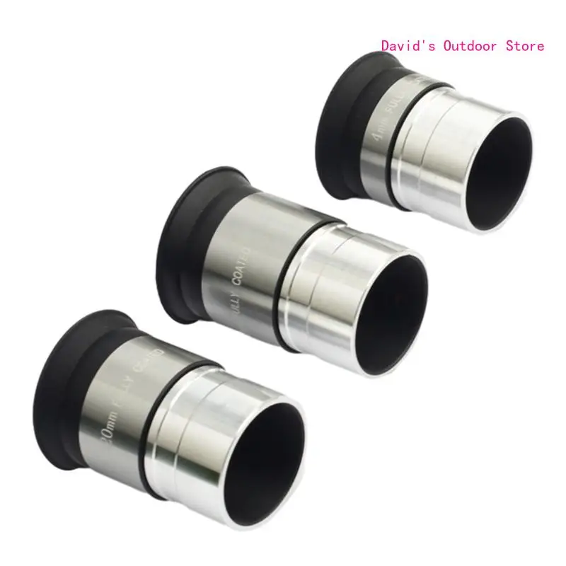 

4/10/20mm Optical Lens Astronomy Eyepiece with 1.25in Filter Thread X3UA