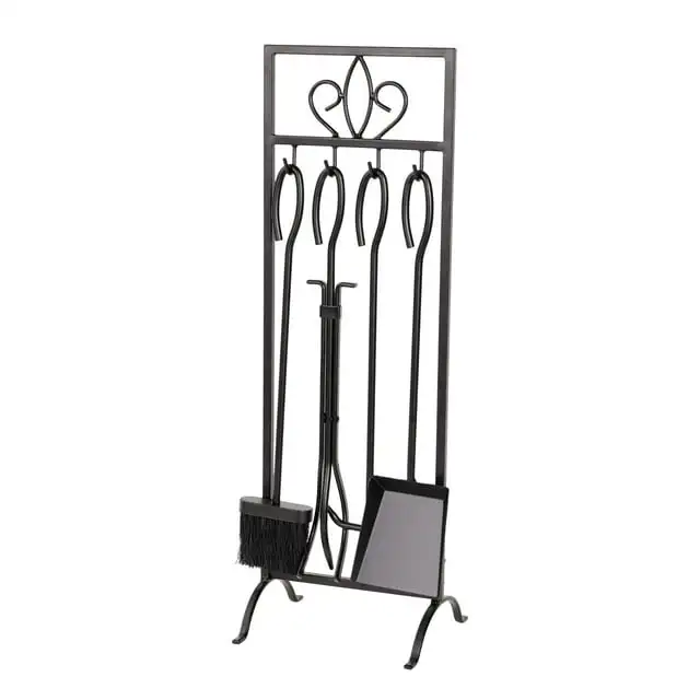 

Lavish Home 5PC Fireplace Tools Set - Fire Tools for Indoor and Outdoor Use