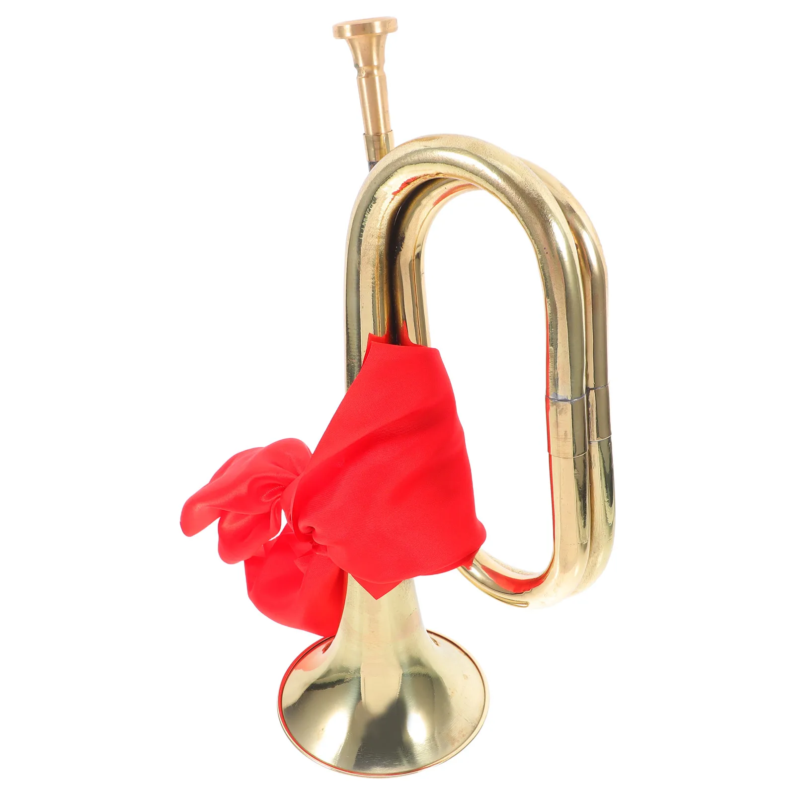 Metal Bugle Trompeta Banda Bugle Principiante Trompeta Cuerno Instrumento musical