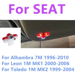 2pcs LED Car Door Warning Welcome light puddle Ghost Shadow Lamp tool Accessories For SEAT Toledo 1M MK2 Alhambra 7M Leon 1M MK1
