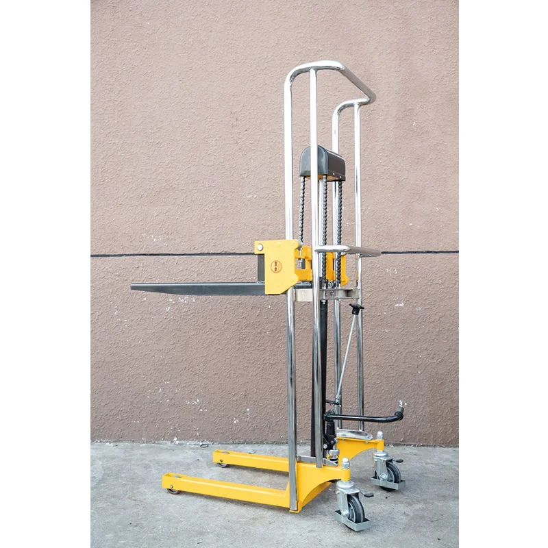 400KG 1.3M Outdoor Stacker Pallet Truck Electric Stacker Forklift With Lift Height And Load Capacity