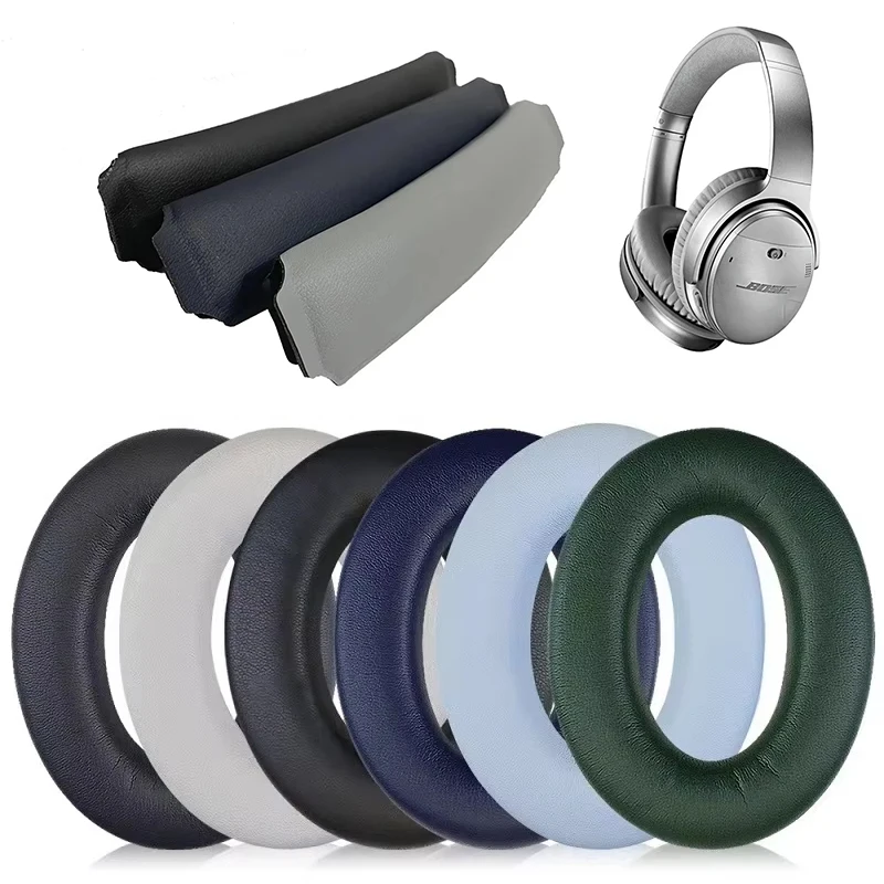 Almofadas de substituição para fones de ouvido, capa superior para bose quietcomfort qc2 qc15 qc25 qc35 ae2 ae2i ae2w