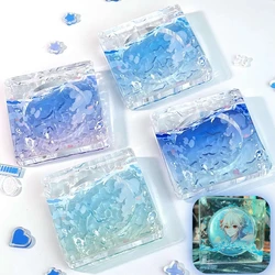 Anime Badge Storage Box Acrylic Cartoon Emblem Display Receive Love and Deepspace Honkai Star Rail Genshin Impact Cosplay