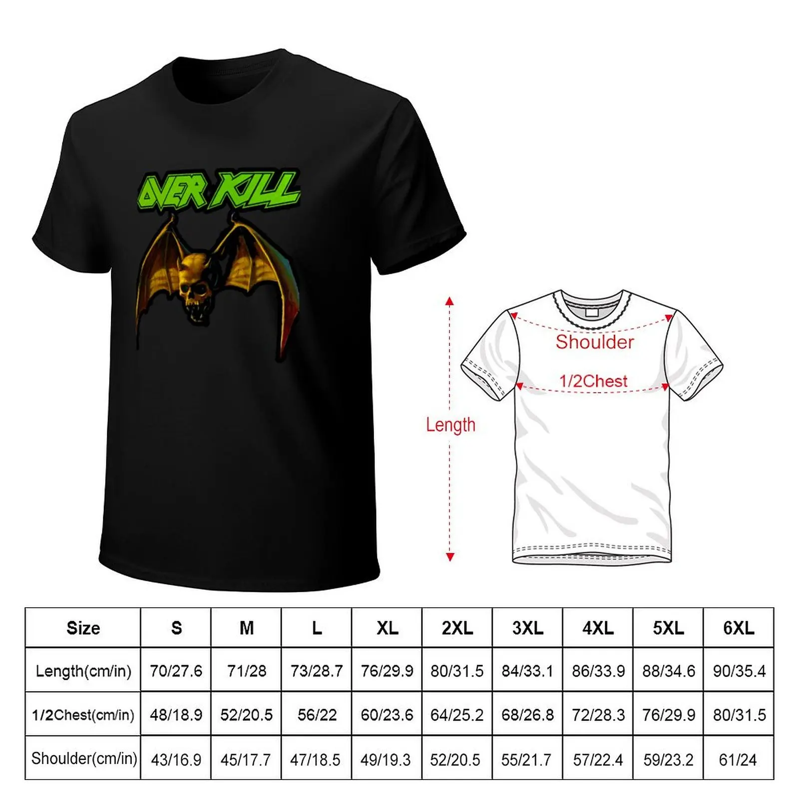 Overkill Band T-Shirt printed t shirts for man T-Shirt