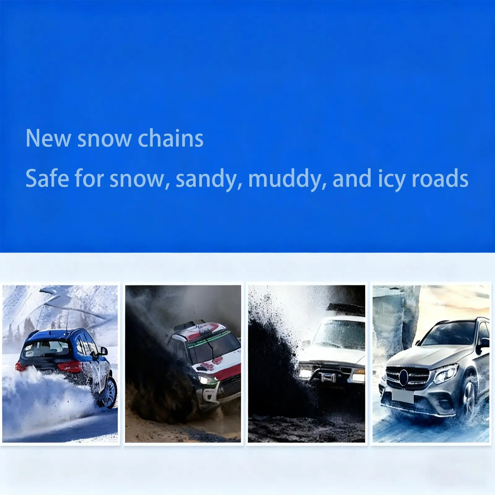 

Снежные цепи для автомобильных шин, 10 шт., противоскользящие регулируемые колесные стяжки, ремни, шины, цепи для пикапов для ледяных зимних пеших прогулок