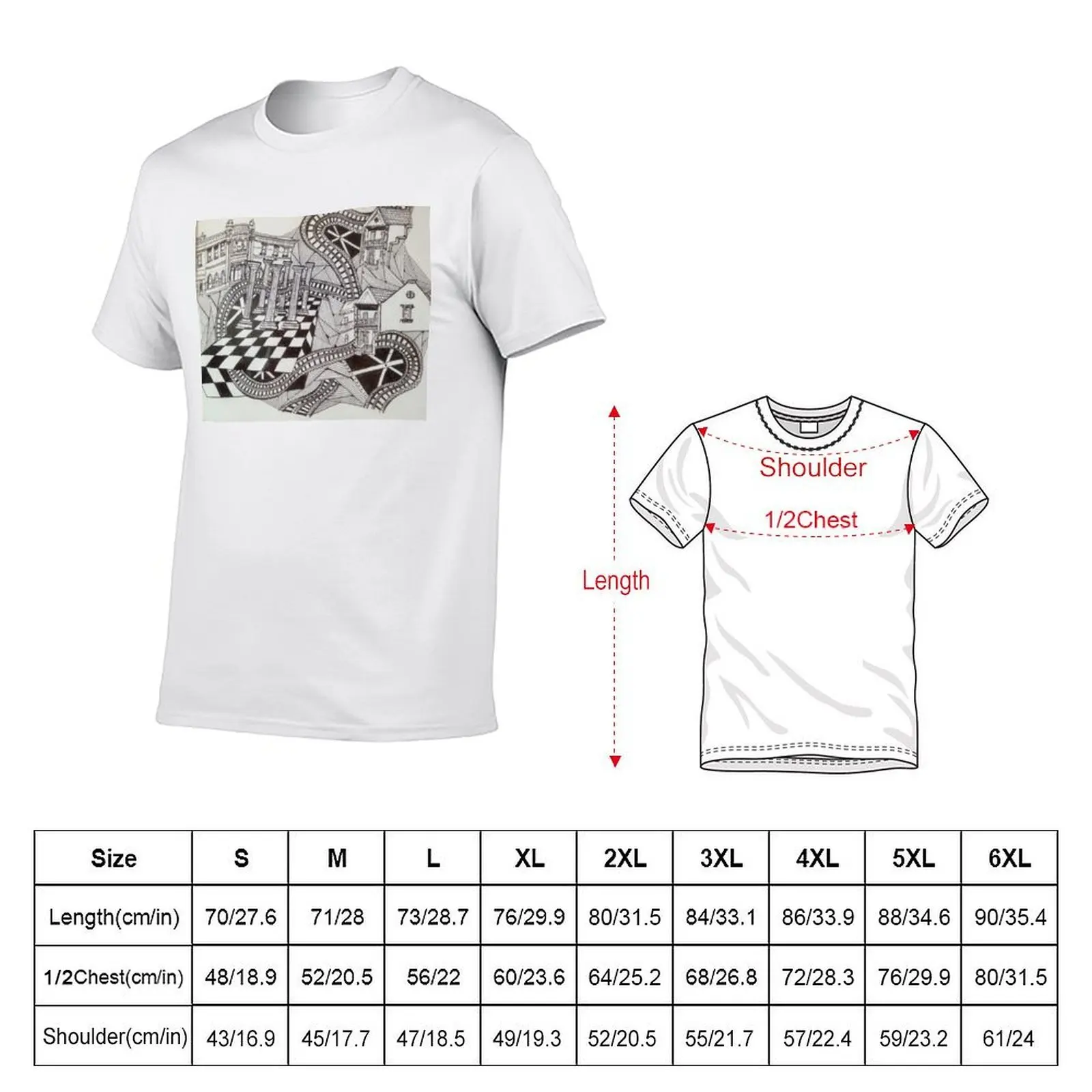 ‘One Off’ hand inked drawing’s T-Shirt summer tops affliction shirts big and tall t shirts for men