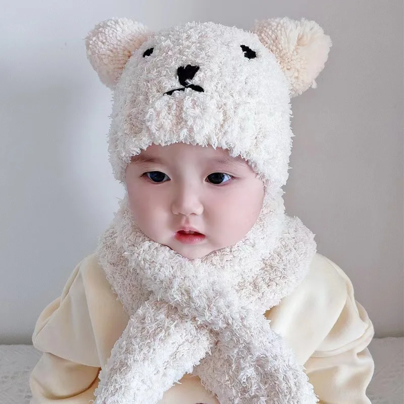 

Baby Beanie Cute Baby Super Cute Hat Children's Knitted Ear Protection Hat
