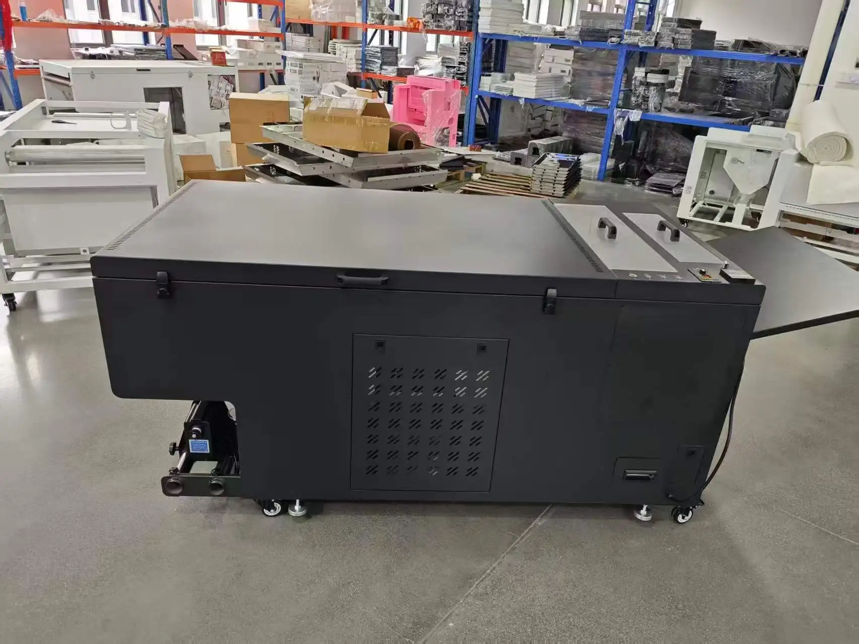 Built-in smoke purifier 60cm DTF Printer with 2 i3200A1 Heads Roll to Roll Digital Printing for T-shirt Bags Fabric