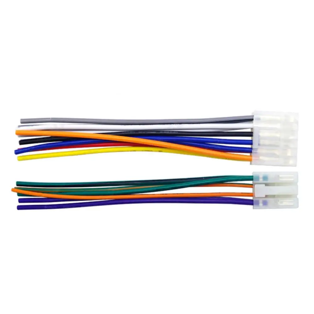 Kit de instalación de cables de arnés de cableado de CD estéreo de Radio de coche, 2 piezas, para Toyota, excelente Material, duradero de usar