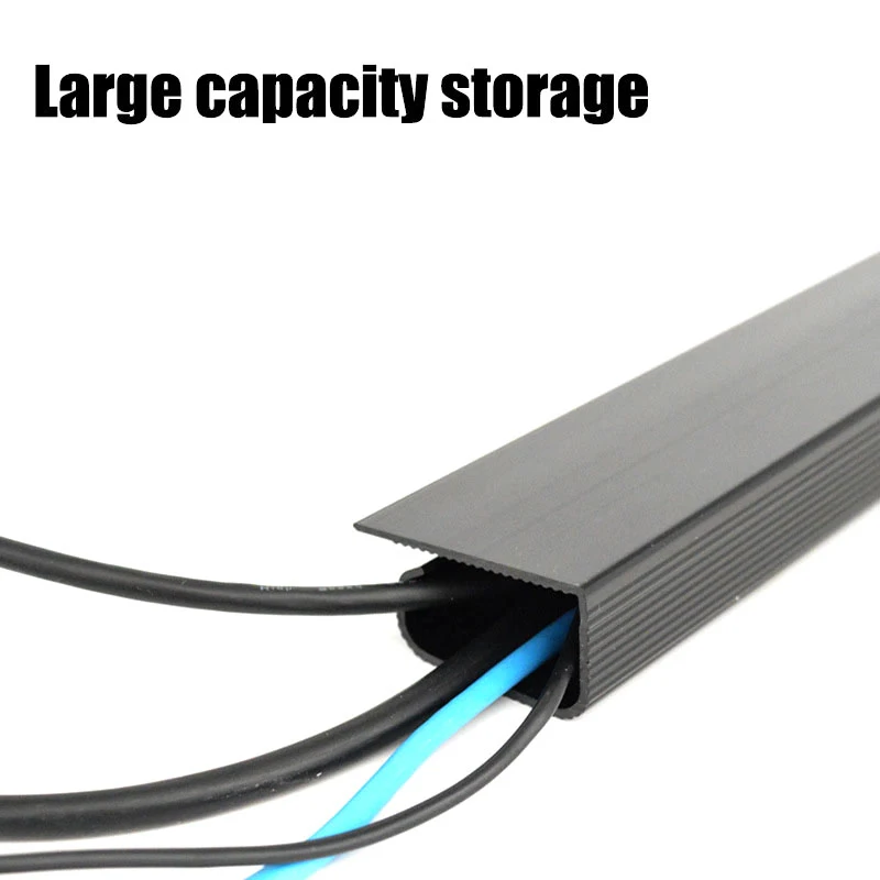 Channel Desk Cable Organizer Cable Management Accessories White Cable Protecter No Drilling Under Desk Management Tray