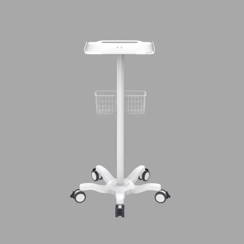 Mobile Medical Cart for Hospital Use with Flat Panel Display Stand Universal Ultrasound Equipment Trolley Multifunctional