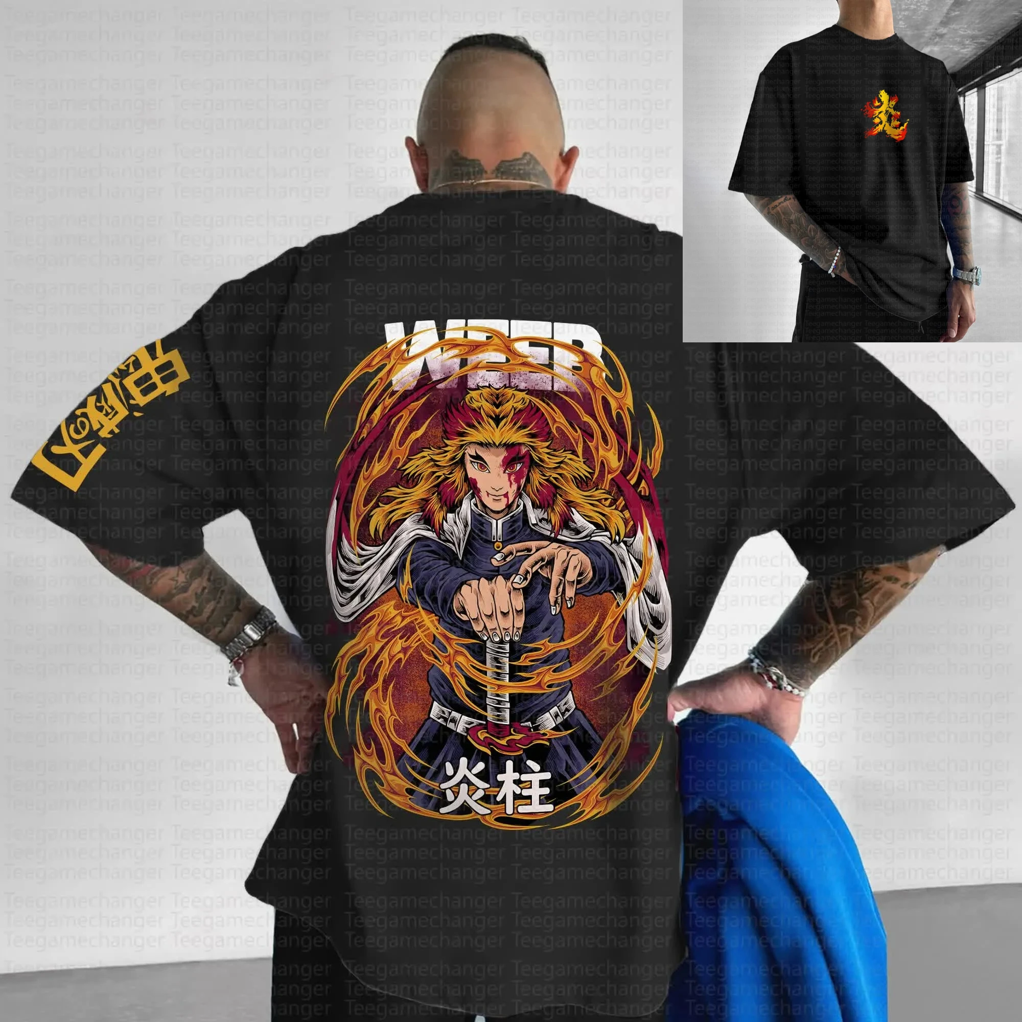 

Bandai натуральная Demon Killer Kimetsu No Yaiba аниме принт плюс размер мужская толстовка с капюшоном уличный повседневный топ толстовка