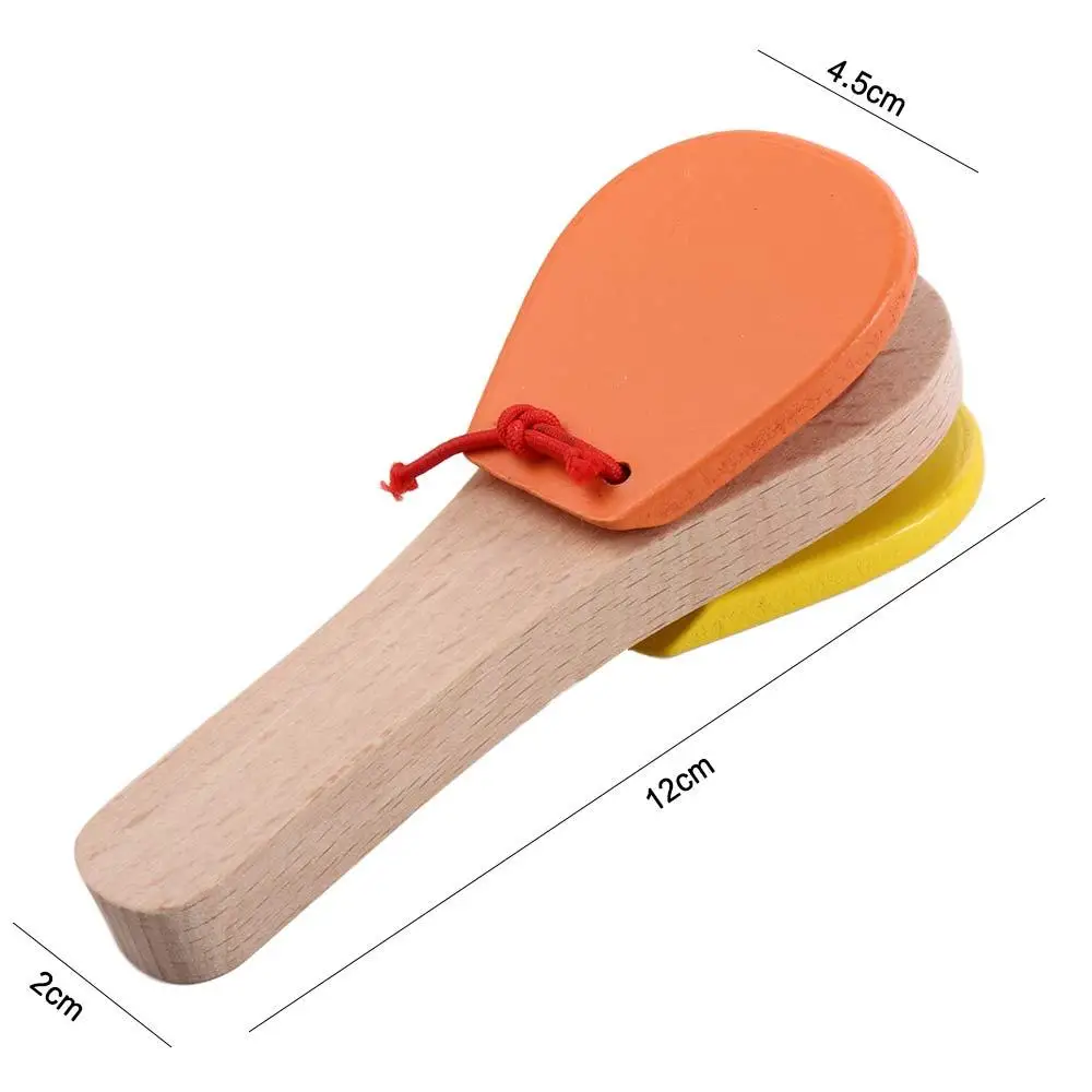 Handle Learning Clapping Preschool Castanets Board Early Educational Toys Toy Musical Instrument Baby Toys