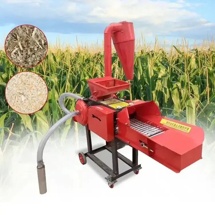 Factory direct supply Cow sheep animal Agricultural and Fodder Chaff Cutter Machine feed food grass rice corn Chopper