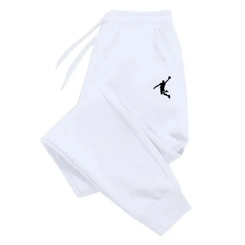 Men's Casual Pants Autumn Winter Fleece Sweatpants Men Running Jogger Sports Gym Trousers Fashion Workout Long Pants