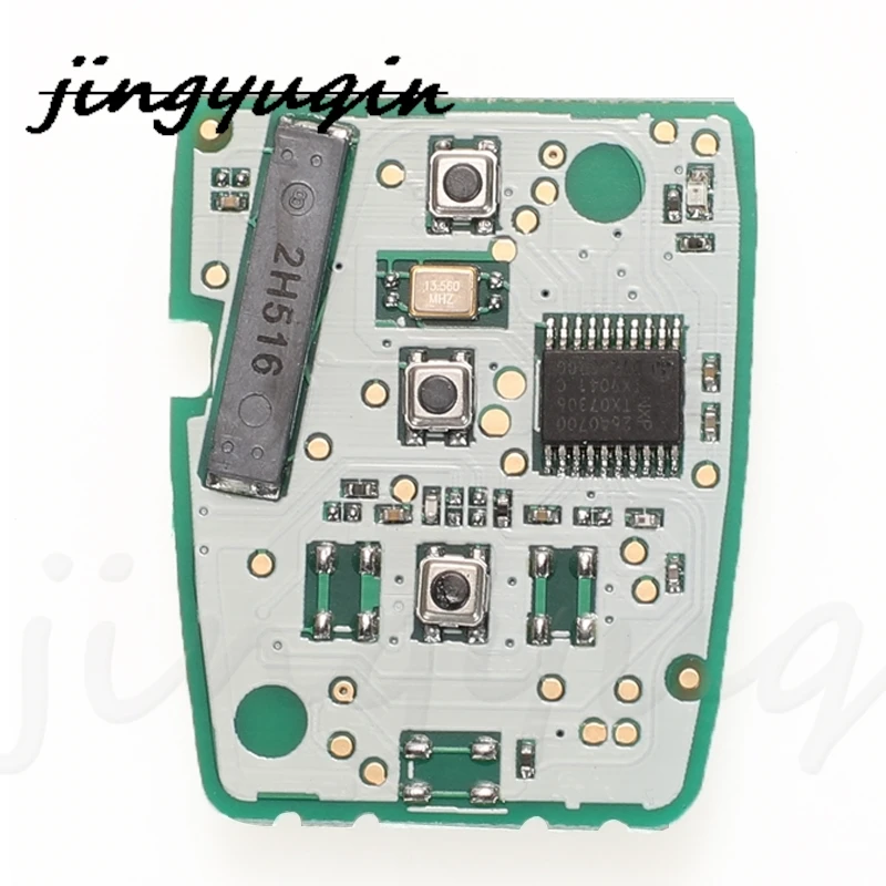 jingyuqin 2/3/4 Buttons Remote Key Circuit Board For Honda CRV Accord Civic Fob MLBHLIK6-1T ID47 PCF7961 Chip 313.8/433MHZ