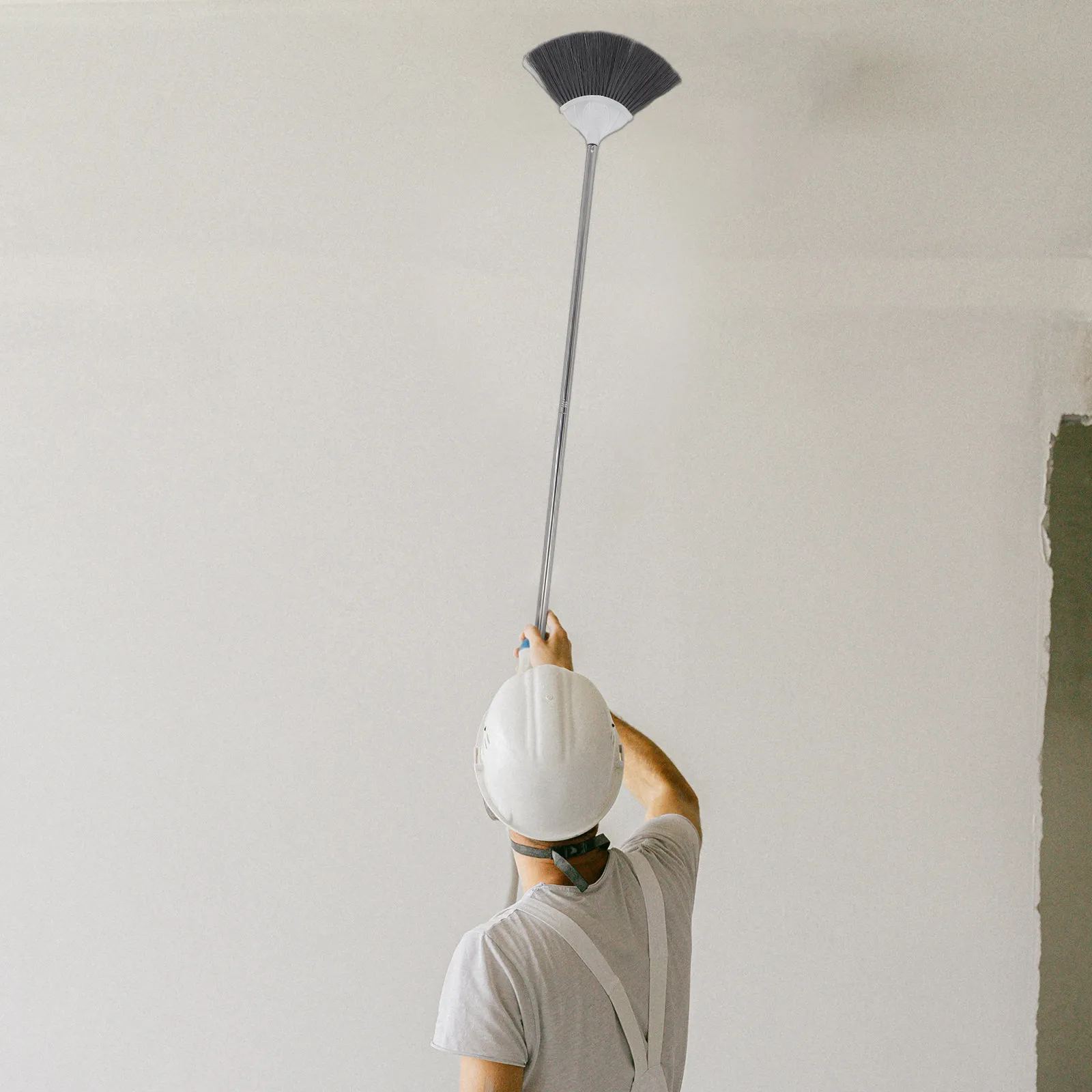 

Extendable Spider Web Remover Telescoping Duster 1.2-2.5m Adjustable Length Lightweight Portable Ceiling Fan Blinds Cobweb