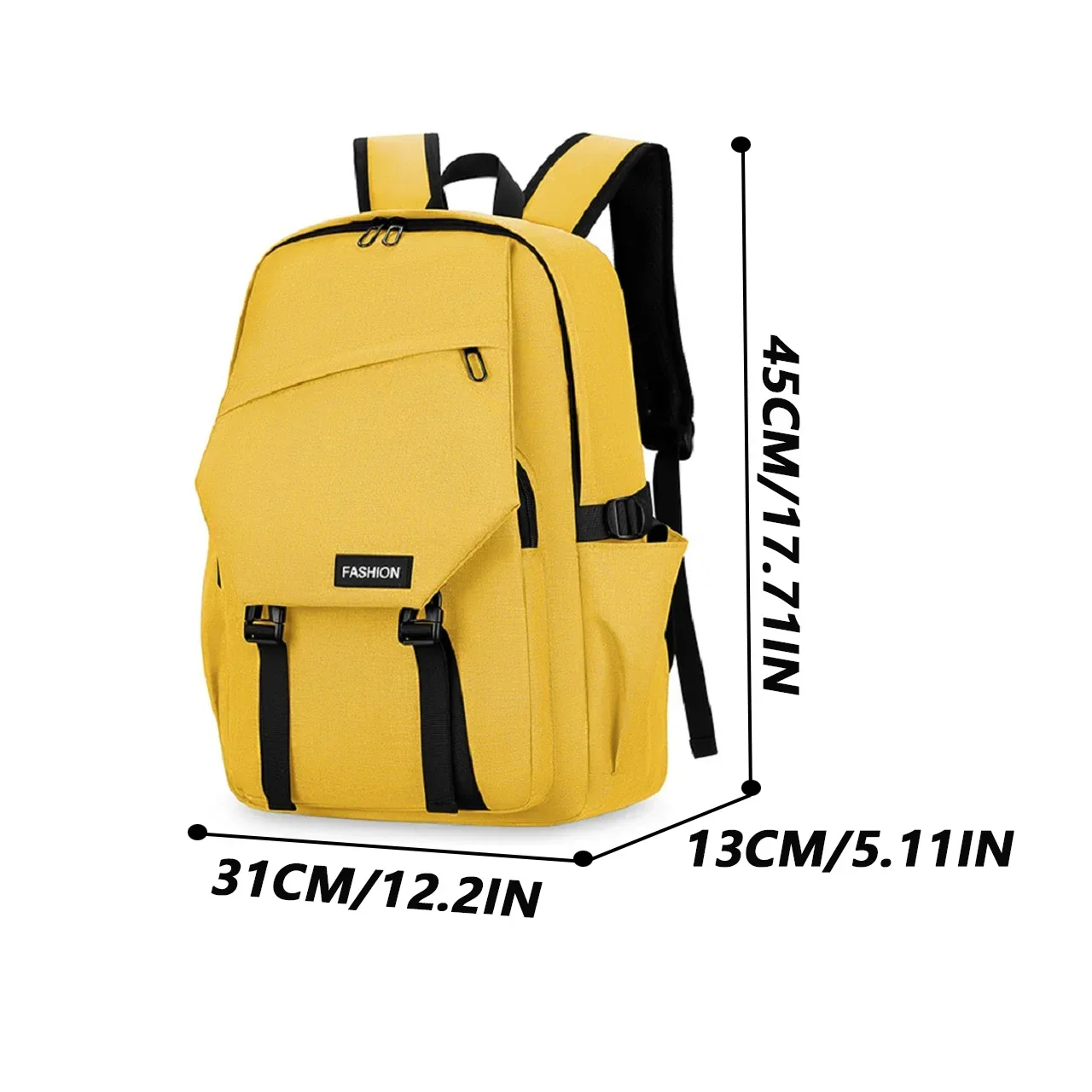 Campus Fashion Simple Backpack Multi functional Breathable Backpack Large Capacity Student Computer Travel Backpack