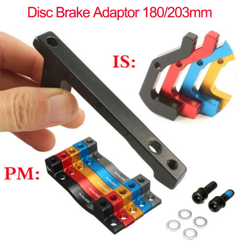 MTB Disc Brake Adaptor IS PM Bicycle Caliper Adapter 180mm 203mm Front Rear Disc Brake Rotor Adapter Bike Part