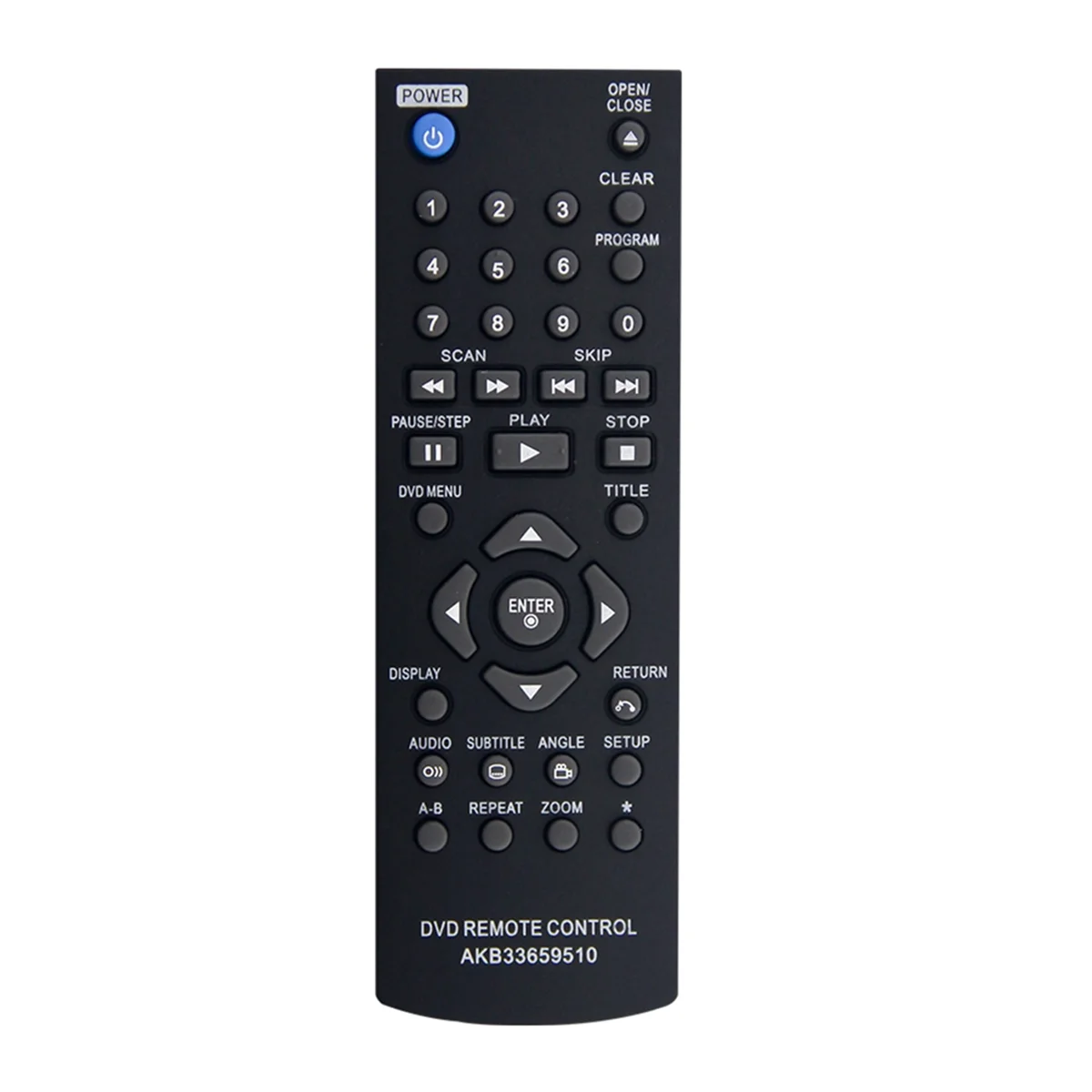 OIIRGO-Remote Control AKB33659510 Replace for LG DVD Player DP122 DP520 DP522 DP930 DP932 DVX440 DVX352 DVX380 DVX390 DVX550