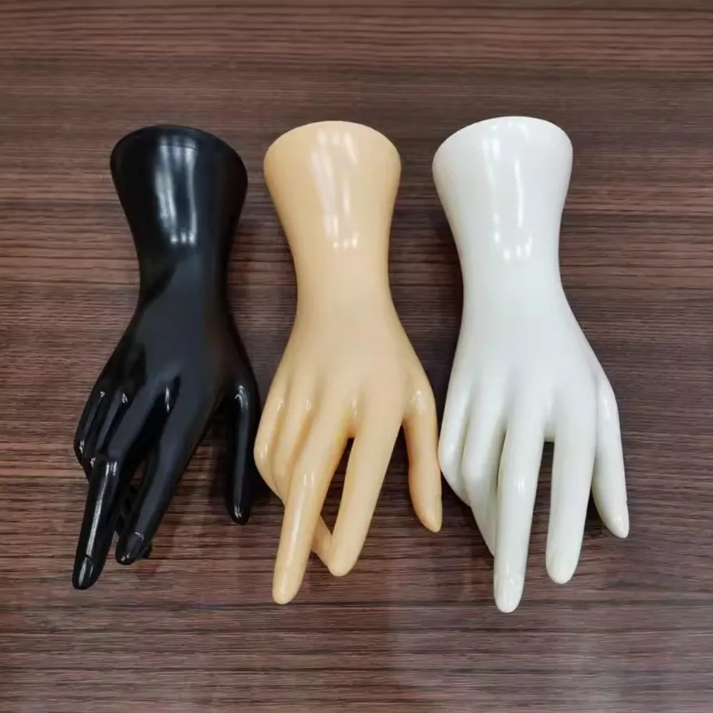 

Plastic Jewelry Display Hand Model Sketch Decoration Black/White Watch Bracelet Display Stand Stable Display Props