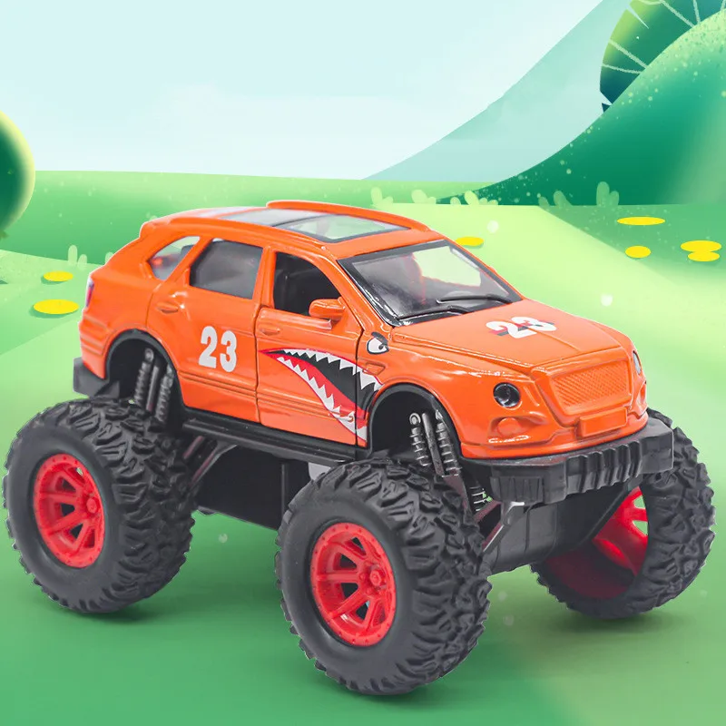 1: 36 سبيكة التراجع عجلة كبيرة على الطرق الوعرة نموذج مركبة ، محاكاة الصوت والألعاب الخفيفة ، تحصيل هدية الحلي ، بالجملة