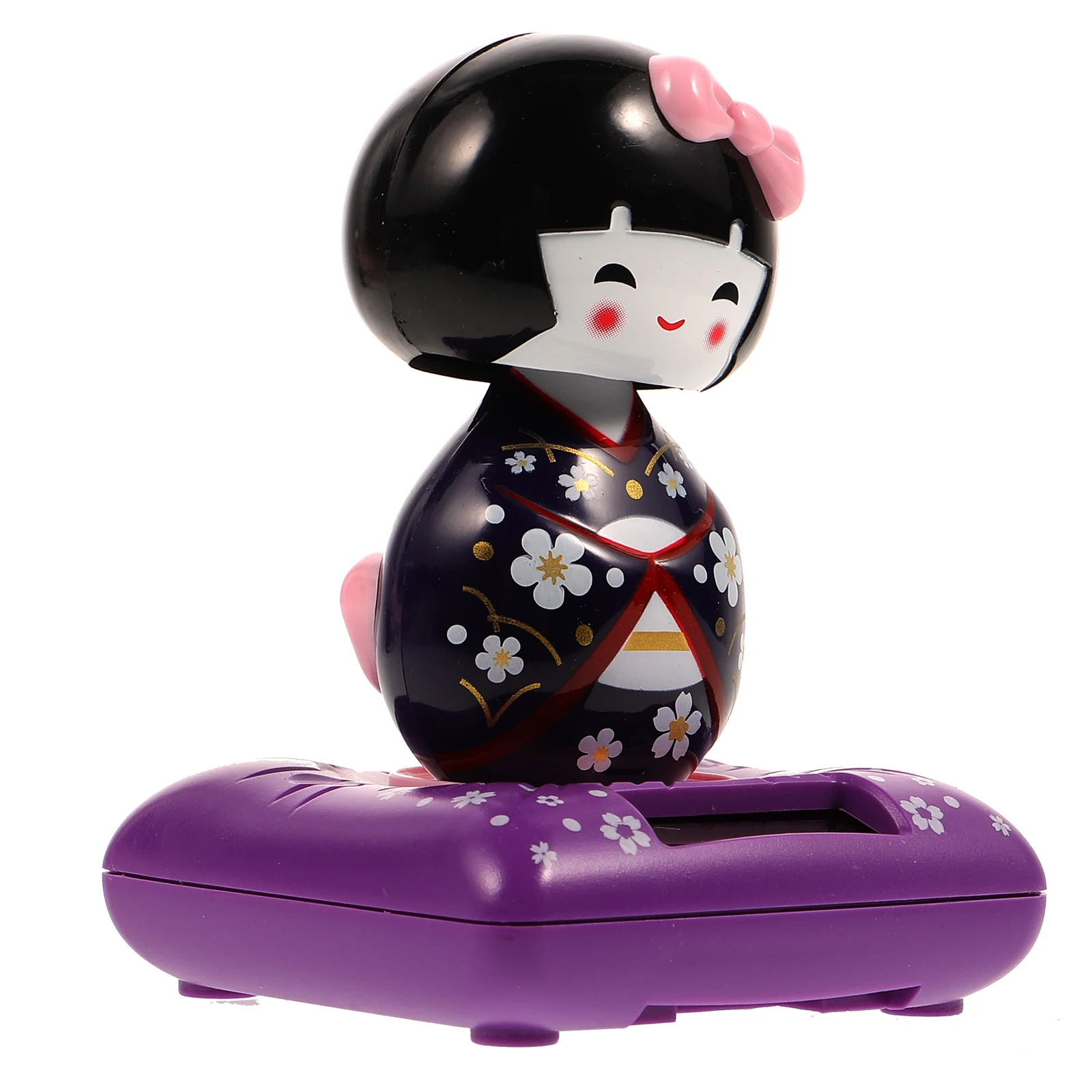 

Solar Powered Japanese Maiko Cute Decor Car Interior Decor Gift Interior Kimono Gift Accessories Desk Toy